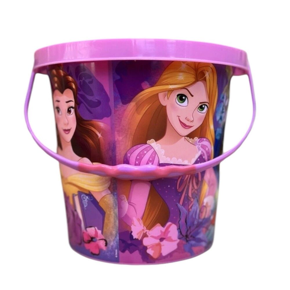 Disney Princess Pail and Shovel | Kids Moana Mulan Rapunzel Belle Ariel - Picture 4 of 4